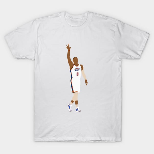 Russell Westbrook MVP T-Shirt by rattraptees